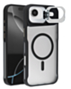 Matte Transparent Camera Stand Case with Wireless Charging for iPhone Air (BLACK) (Only Ground Shipping)