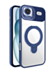 Magnetic Clear Case with 2 Kickstand & Camera Lens - DARK BLUE for iPhone Air (Only Ground Shipping)
