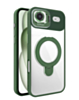Magnetic Clear Case with 2 Kickstand & Camera Lens - DARK GREEN for iPhone Air (Only Ground Shipping)