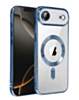 Shiny Wireless Charging Clear Case - DARK BLUE for iPhone Air (Only Ground Shipping)