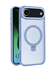 Carbon Wireless Charging Case with Ring Stand - BLUE for iPhone Air (Only Ground Shipping)