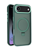 Carbon Wireless Charging Case with Ring Stand - GREEN for iPhone Air (Only Ground Shipping)