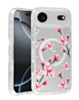 Flower Design Transparent Case with Wireless Charger - Style 1 for iPhone Air (Only Ground Shipping)