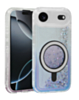 Wireless Charging Protective Glitter Liquid Bumper Case -BLUE for iPhone Air (Only Ground Shipping)