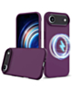 Soft Solid Silicone Case with Wireless Charging - PURPLE for iPhone Air (Only Ground Shipping)