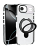 Transparent Case with Wireless Charging Kickstand - BLACK for iPhone Air (Only Ground Shipping)
