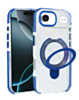 Transparent Case with Wireless Charging Kickstand - BLUE for iPhone Air (Only Ground Shipping)