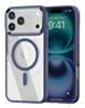Shiny Magnetic Clear Cases - BLUE for iPhone 17 Pro (Only Ground Shipping)