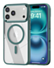 Shiny Magnetic Clear Cases - GREEN for iPhone 17 Pro (Only Ground Shipping)
