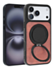 Slim Leather Case with Wireless Charging Kickstand - PINK for iPhone 17 Pro (Only Ground Shipping)