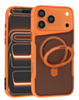 Carbon Fiber Magnetic Kickstand Case - ORANGE for iPhone 17 Pro (Only Ground Shipping)