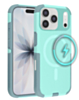 Dual Layer Cases with Wireless Charging (Teal) for iPhone 17 Pro / 18 Pro (Only Ground Shipping)