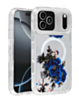 Flower Design Transparent Case with Wireless Charger - Style 2 for iPhone 17 Pro (Only Ground Shipping)