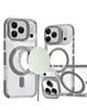 Thin Magnetic Clear Case with Camera Stand Kickstand (Gray) for iPhone 17 Pro / 18 Pro (Only Ground Shipping)