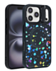 Camo Design Thin Magnetic Case with Camera Stand Kickstand - Style 1 for iPhone 17 Pro (Only Ground Shipping)