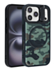 Camo Design Thin Magnetic Case with Camera Stand Kickstand - Style 8 for iPhone 17 Pro (Only Ground Shipping)