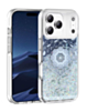 Liquid Quicksand Glitter Cover Case - ETHNIC FLOWERS for iPhone 17 Pro Max (Only Ground Shipping)