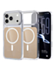 Transparent Magnetic Shockproof Case for iPhone 17 Pro Max / 18 Pro Max (BROWN) (Only Ground Shipping)