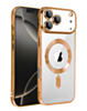 Shiny Wireless Charging Clear Case - GOLD for iPhone 17 Pro Max (Only Ground Shipping)