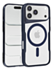 Glossy & Transparent Magnetic Case - DARK BLUE for iPhone 17 Pro Max (Only Ground Shipping)