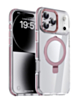 Magnetic Clear Case with Kickstand - PINK for iPhone 17 Pro Max (Only Ground Shipping)