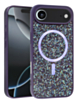 Thin Wireless Charging Bling Diamond Crystal Case - PURPLE for iPhone Air (Only Ground Shipping)