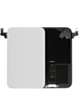 Back Glass with Frame and Wireless NFC Charging Flex and MagSafe Magnet for iPhone 17 Pro (NO LOGO) (SILVER)