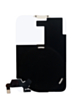 Clear Back Glass w/Frame and Wireless NFC Charging Flex and MagSafe Magnet for iP 17 Pro (NO LOGO) (CLEAR)