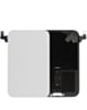 Back Glass with Frame and MagSafe Magnet for iPhone 17 Pro (SILVER) (Service Pack)