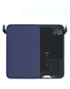 Back Glass with Frame and Wireless NFC Charging Flex and MagSafe Magnet for iPhone 17 Pro Max (NO LOGO) (DEEP BLUE)