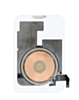 Clear Back Glass w/Frame and Wireless NFC Charging Flex and MagSafe Magnet for iP 17 Pro Max (NO LOGO) (CLEAR)