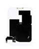 Clear Back Glass w/Frame and Wireless NFC Charging Flex and MagSafe Magnet for iP 17 Pro Max (NO LOGO) (CLEAR)
