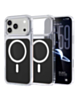 Transparent Magnetic Shockproof Case (BLACK) for iPhone 17 Pro (Only Ground Shipping)