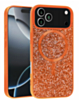 Thin Wireless Charging Bling Diamond Crystal Case (ORANGE) for iPhone 17 PRO (Only Ground Shipping)