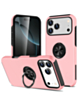 Dual Layer Case with Magnetic Ring for iPhone 17 Pro / 18 Pro (PINK) (Only Ground Shipping)