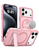 Magnetic Dual-Stand Protective Case for iPhone 17 Pro / 18 Pro (PINK) (Only Ground Shipping)