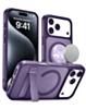 Magnetic Dual-Stand Protective Case for iPhone 17 Pro / 18 Pro (PURPLE) (Only Ground Shipping)