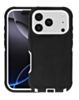 Heavy Duty Case for iPhone 17 Pro / 18 Pro (BLACK / WHITE) (Only Ground Shipping)