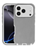 Heavy Duty Case for iPhone 17 Pro / 18 Pro (GRAY / WHITE) (Only Ground Shipping)