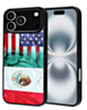 Printing Aluminum Plate Case for iPhone 17 Pro / 18 Pro (USA Mexico Flag) (Only Ground Shipping)