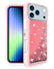 Protective Glitter Liquid Bumper Case (Pink) for iPhone 17 Pro / 18 Pro (Only Ground Shipping)