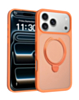 Slim Clear Case with Foldable Ring Stand for iPhone 17 Pro / 18 Pro (ORANGE) (Only Ground Shipping)