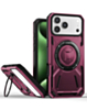 Full-Body Rugged Shockproof Case with Ring Holder (Burgundy) for iPhone 17 Pro / 18 Pro (Only Ground Shipping)