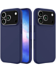 Soft Solid Silicone Case for iPhone 17 Pro / 18 Pro (NAVY) (Only Ground Shipping)