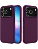 Soft Solid Silicone Case for iPhone 17 Pro / 18 Pro (PURPLE) (Only Ground Shipping)