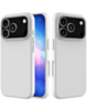 Soft Solid Silicone Case for iPhone 17 Pro / 18 Pro (WHITE) (Only Ground Shipping)