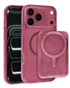 Glitter Magnetic Case with Wallet Slot for iPhone 17 Pro / 18 Pro (Burgundy) (Only Ground Shipping)