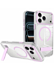 Magsafe Clear Case with Metal Stand for iPhone 17 Pro / 18 Pro (PINK) (Only Ground Shipping)