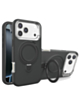 Support Heavy Duty Case with Wireless Charging Kickstand (Black) for iPhone 17 Pro / 18 Pro (Only Ground Shipping)