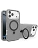 Support Heavy Duty Case with Wireless Charging Kickstand (Gray) for iPhone 17 Pro / 18 Pro (Only Ground Shipping)